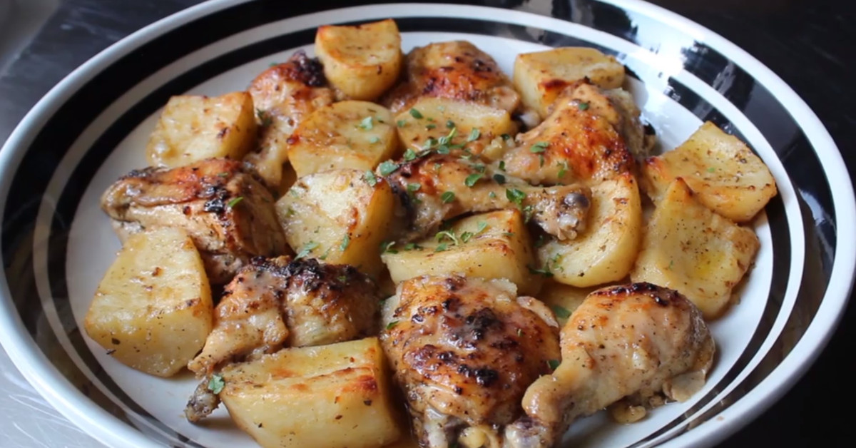 Greek Lemon Chicken and Potatoes
